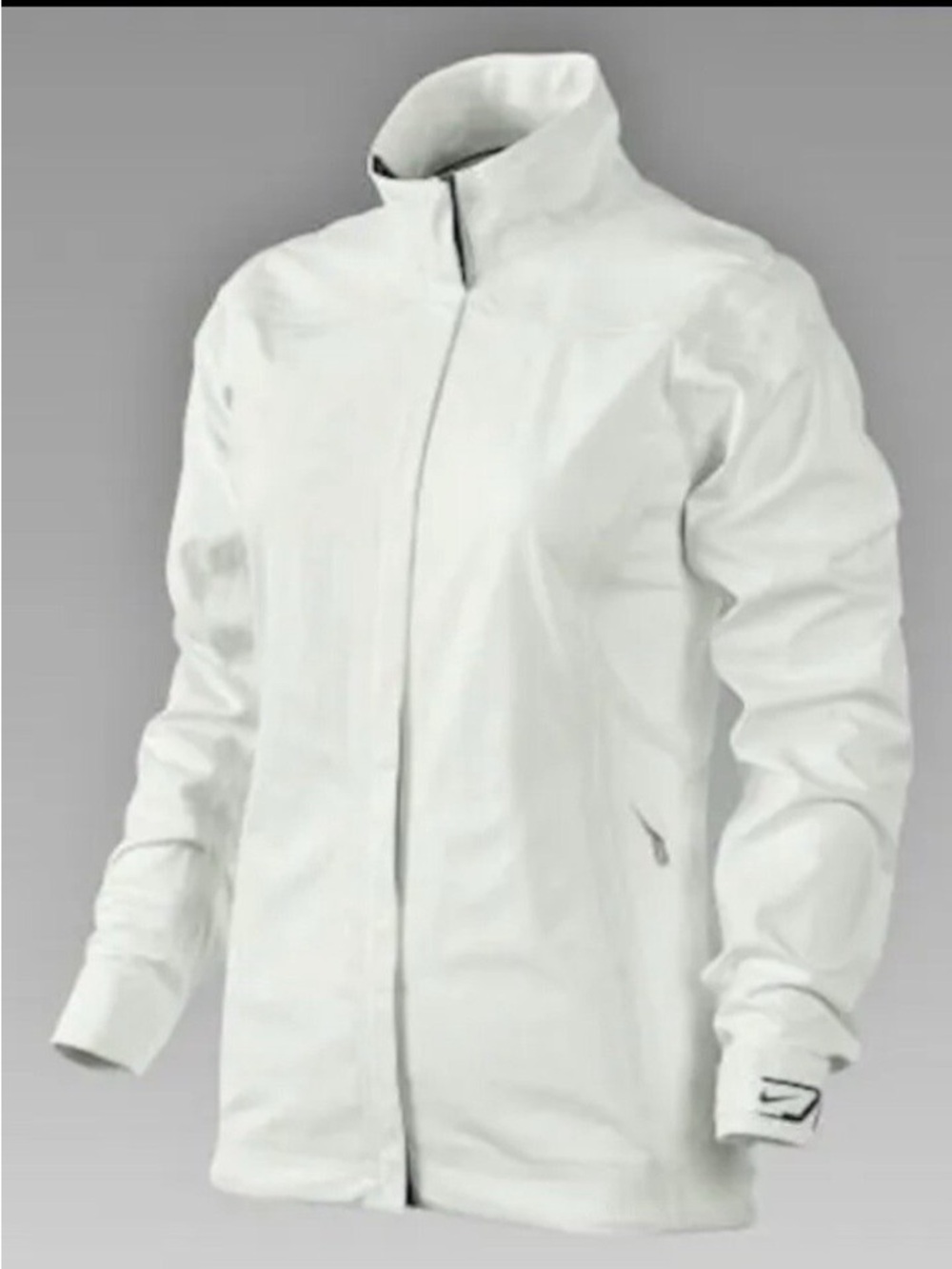Nike Golf Storm-FIT Elite Lightweight Full-Zip Jacket in Off White (Size:L)